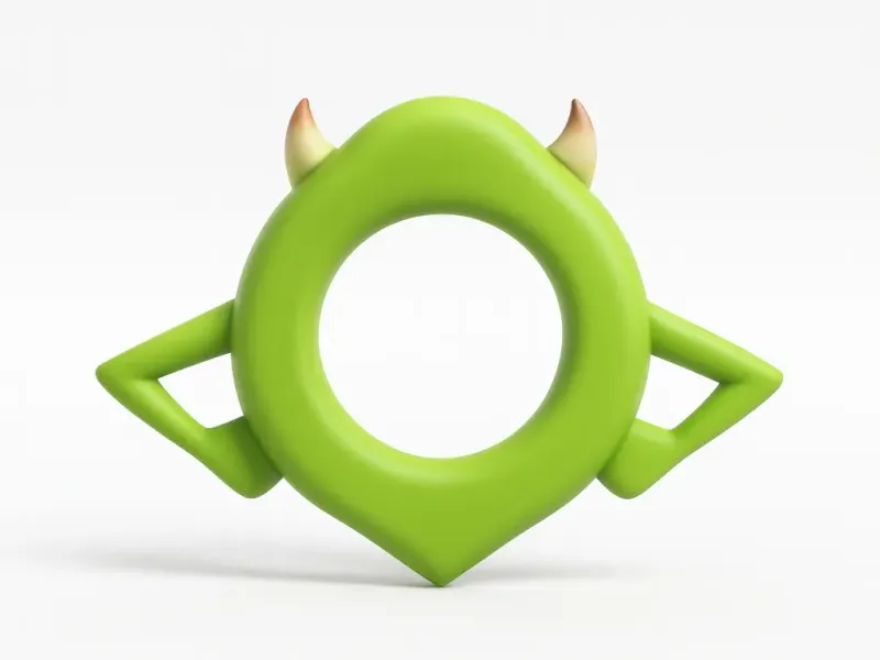 Mike wazowski separador de libros de una mano
