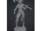 Crimson Warbringer Girl-1