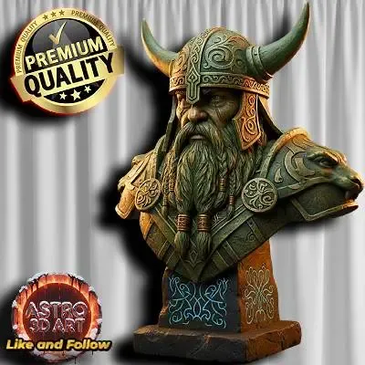Buste Viking en bronze ❤️