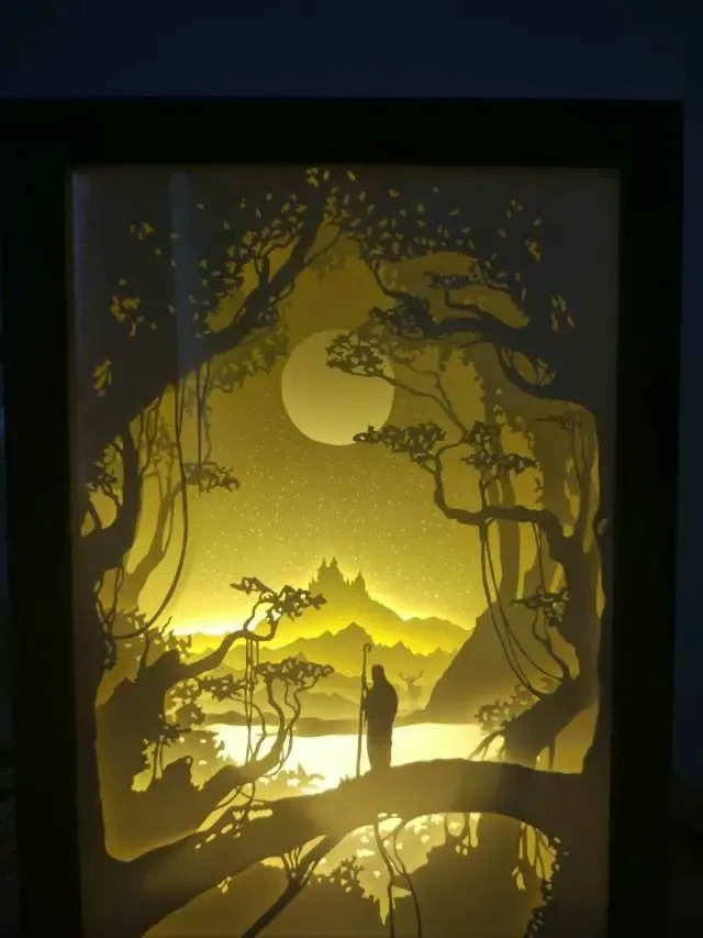 Shadow Box Light- The Preacher