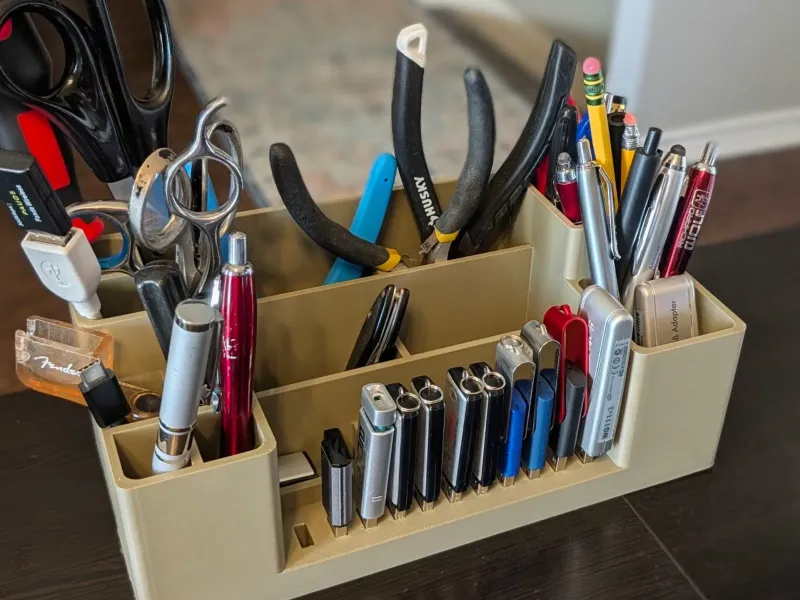 Desktop Organizer with USB slots