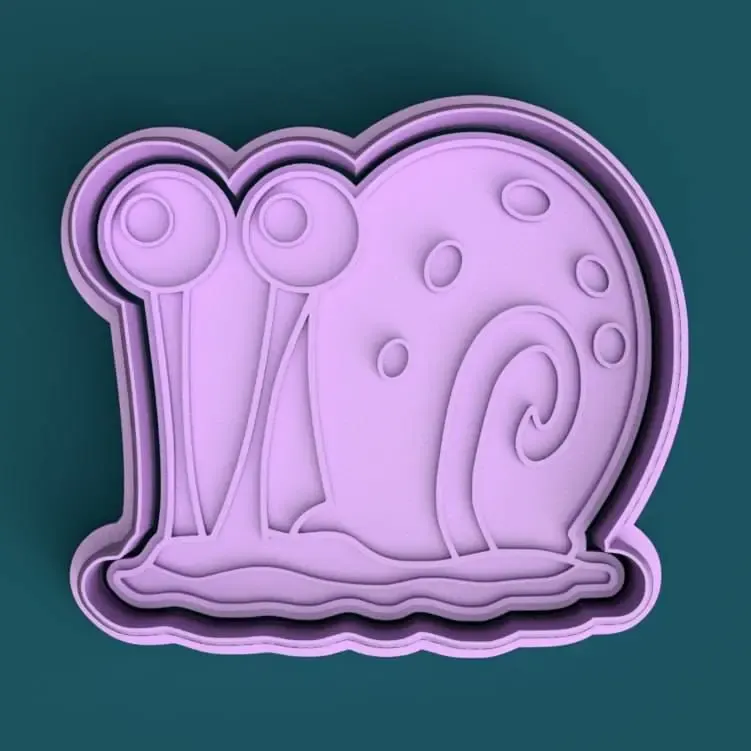 Gary the Snail Cookie Cutter & Stamp
