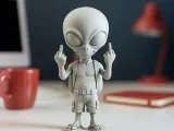 Figura de Alien Divertido | Estatua de Alien Travieso-1