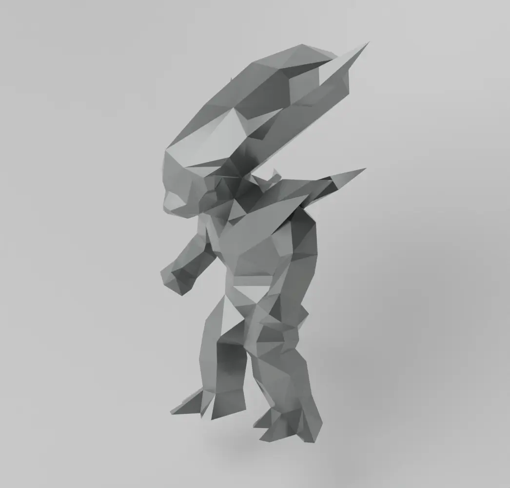 Mini Frezzer Dragon Ball  Lowpoly Low Poly