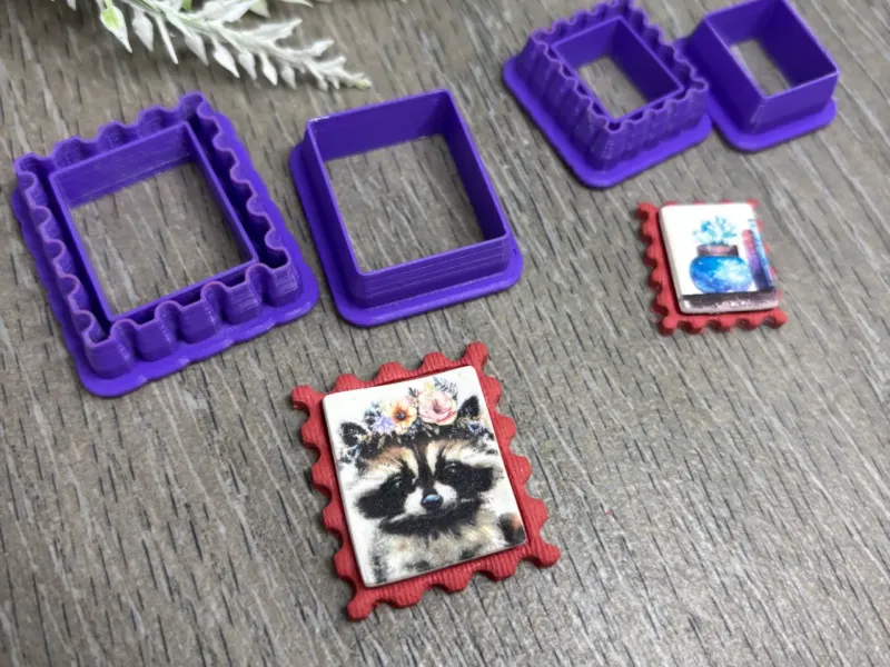 スタンプ用粘土カッター