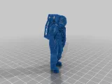 Wireframe Apollo Astronot Desteği Ücretsiz Remix-1