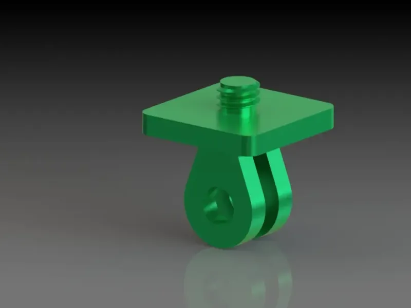 support for a reflex camera. 1/4"