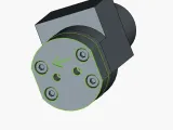 Rc mini hydraulic pump 1/10/12/14-1