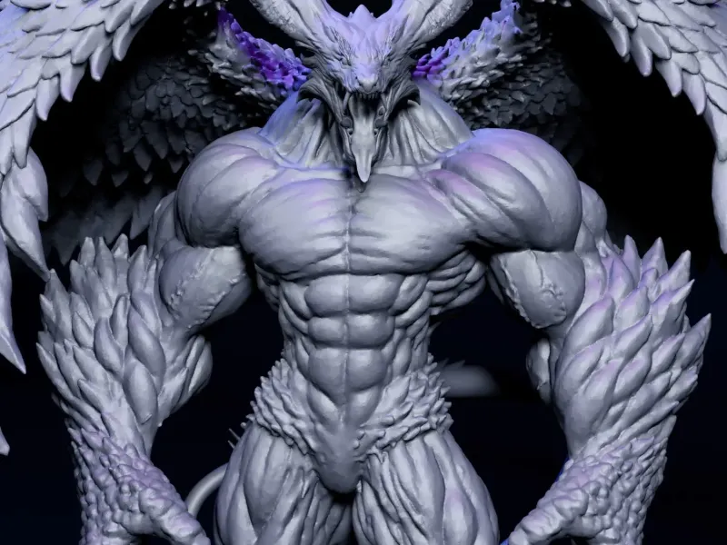 Dragon Fantasy Creature STL 3D PRINTING