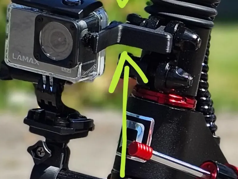 Dualtron Scooter -  Action cam stabilizer