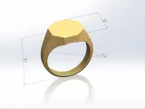 Hex signet ring-4