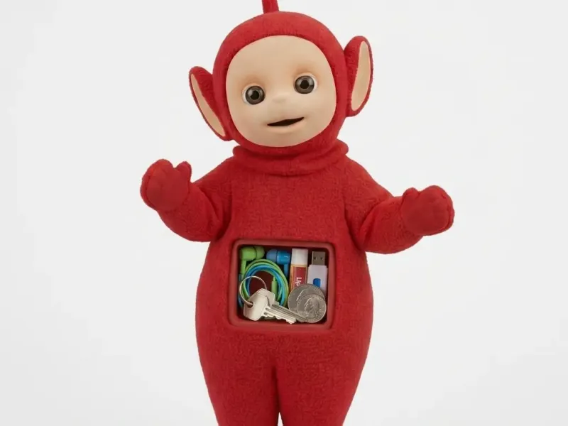 Teletubbies Po Desk Organizer - Cute 3D Printable Storage