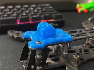 Universal GoPro TPU Mount for GEPRC Mark 4 FPV Drone – Adjus