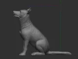 jarman safed dog 3D print model-3
