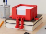 Articulated Sticky Note Holder | Fun Storage with Legs Toy-0