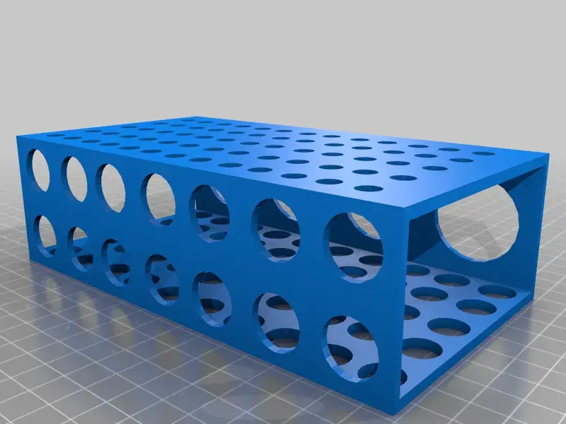 6 Inch Lab 3d Printed Lab Rack 3D Printer Files | 3MF File | Rack 4 Lados - Laboratório | Creality Cloud