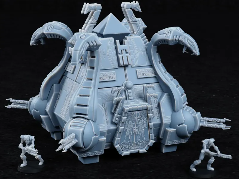 Templul Uraeus (vehicul scifi cu obelisc mortuar strigoi)