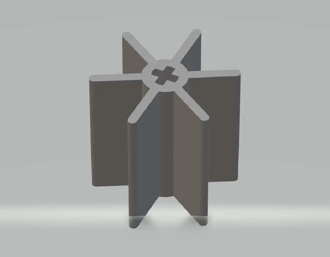 6 bladed turbine for Lego vacuum engine