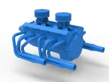 Engine V16 Scale 1:25-7