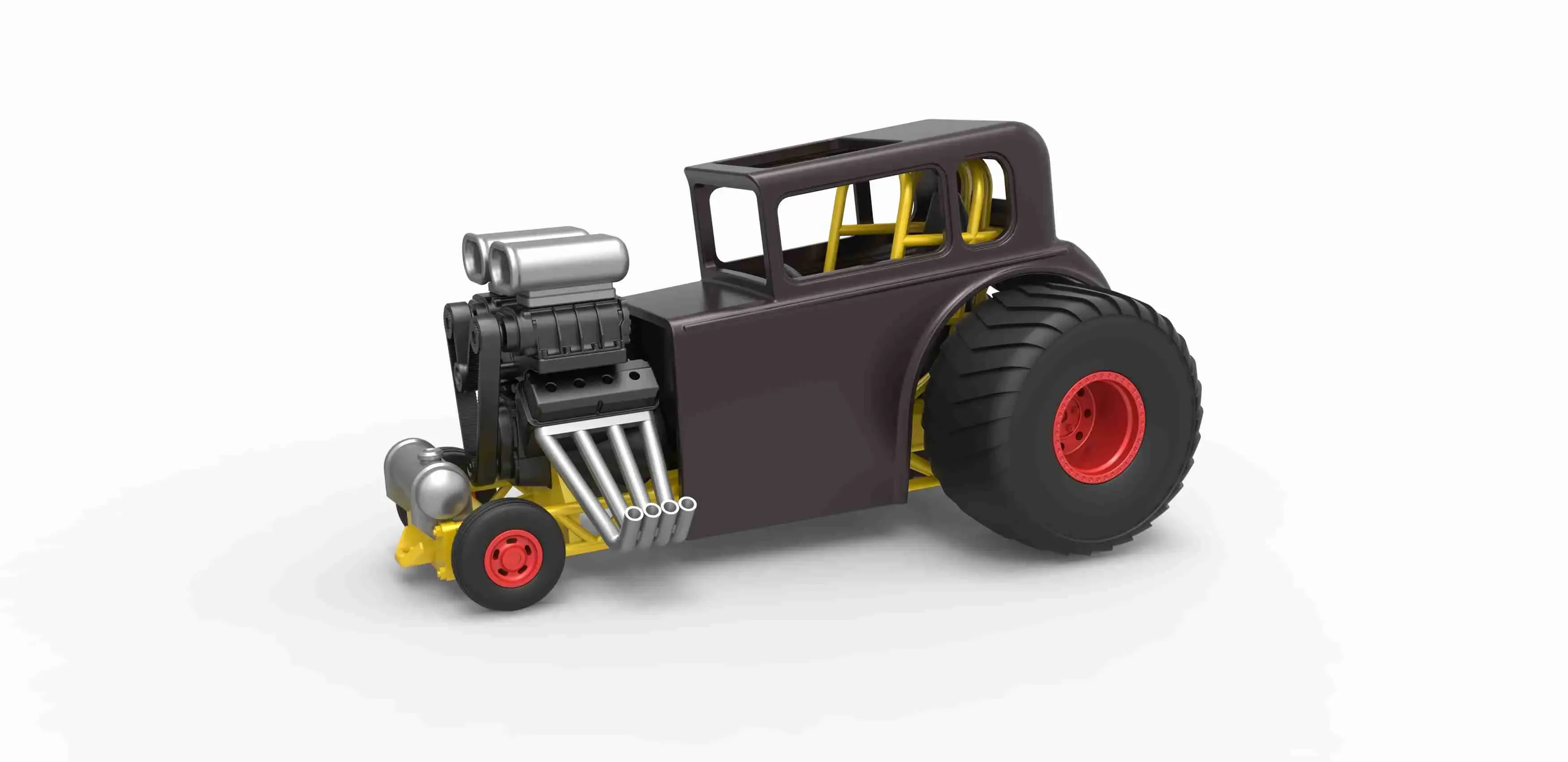 Mini Rod pulling tractor Version 5 Scale 1:25