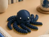 🐙💙 Articulated Flexi Octopus-1