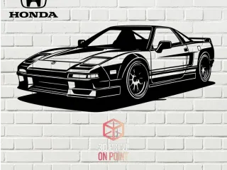 HONDA NSX VINTAGE - 2D WALL ART #2
