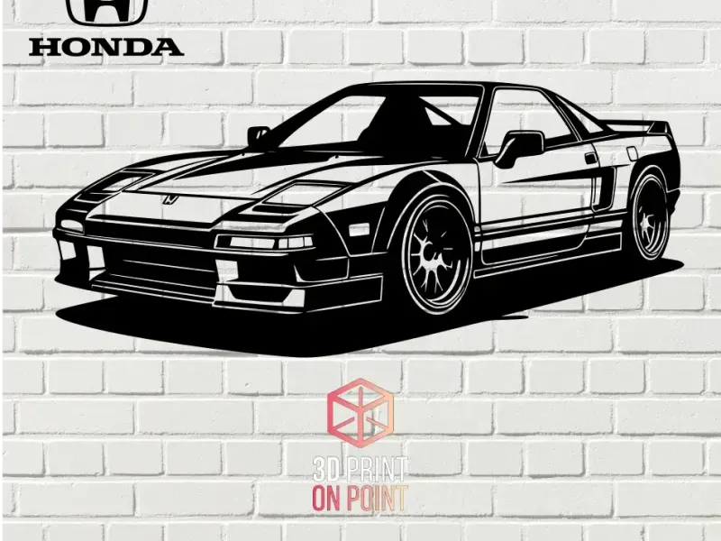 HONDA NSX VINTAGE - 2D WALL ART #2