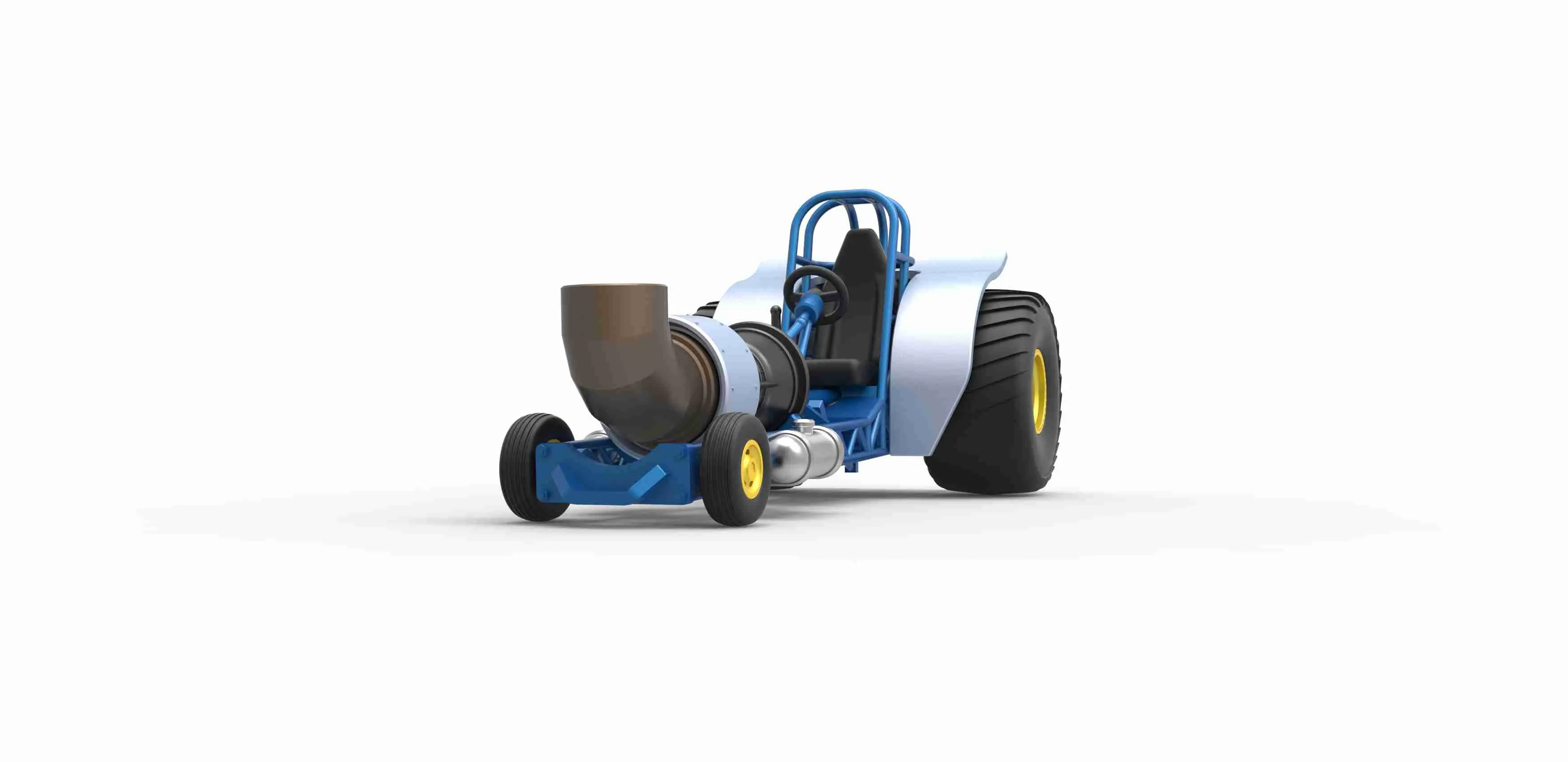 Mini trekker met straalmotor V2 Schaal 1:25