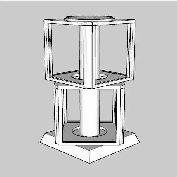 Rotating Lithophane Lamp