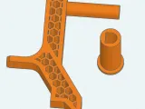 Creality K2 Plus external spool holder mounted to CFS.-4