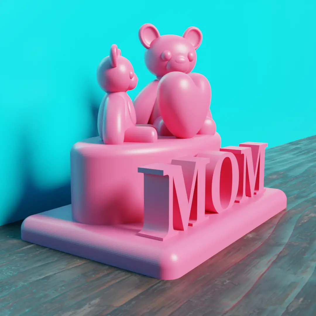 mom love decor with teddy bears
