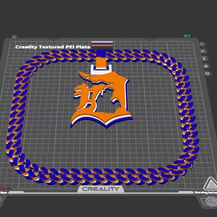 DETROIT TIGERS BIG CHAIN