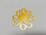 Cadran d'horloge au design artistique-1