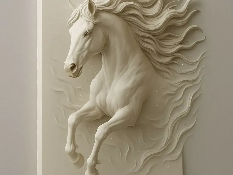 Elegant Horse Wall