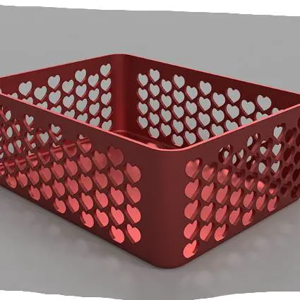 Heart‑Wall Storage Box &ndash; 200 &times; 160 &times