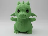 Knitted Hugging Dragon-1