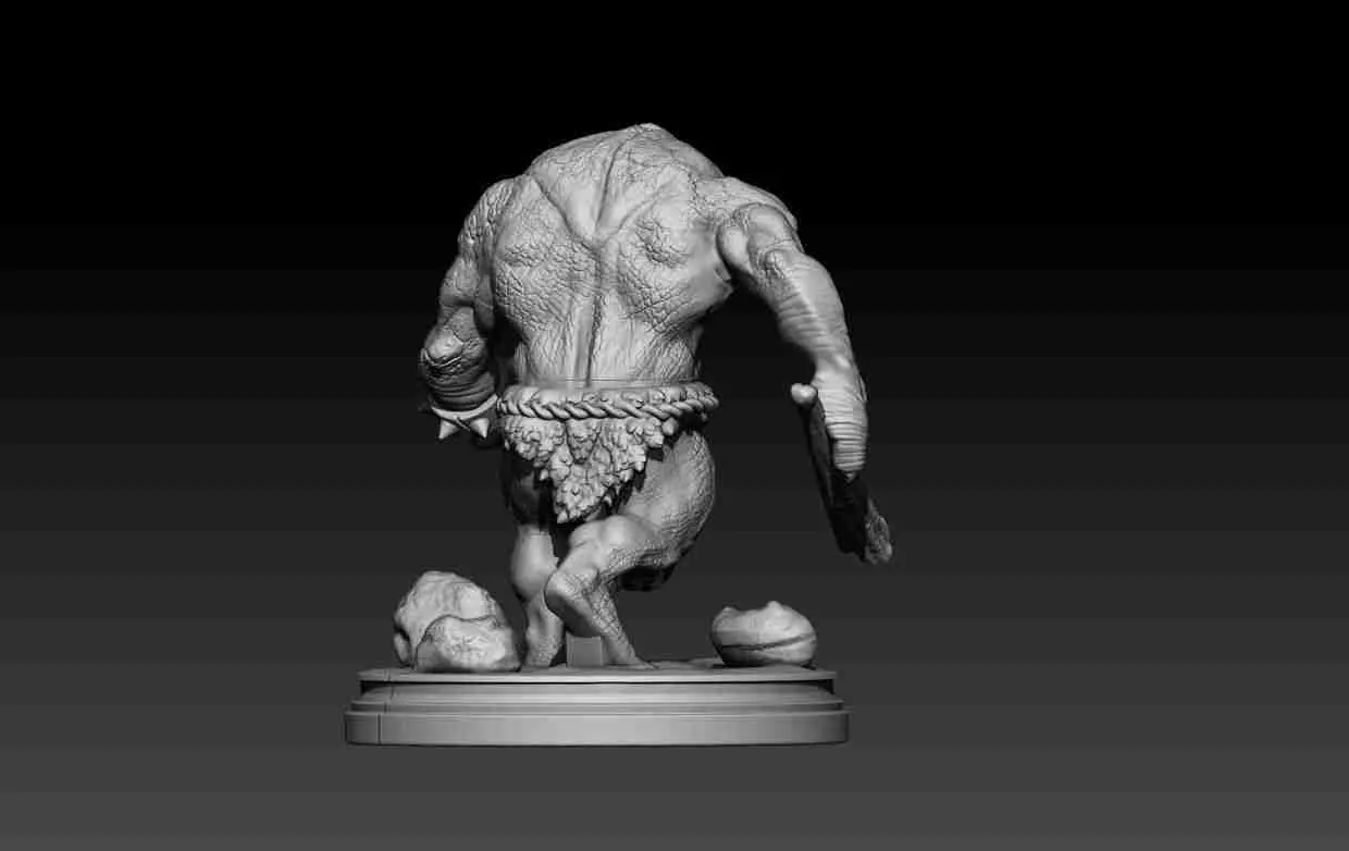 Cave Troll 3D print model