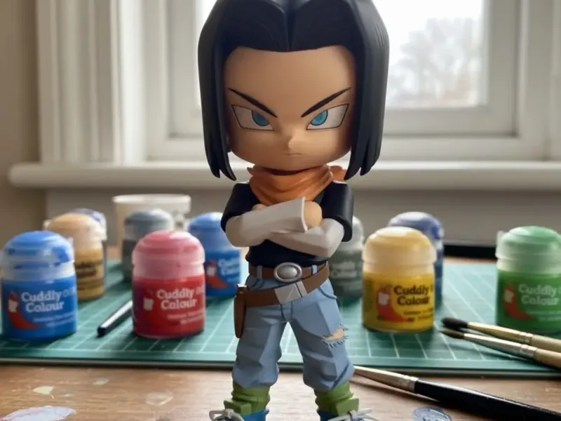 Chibi Android 17 – El Guardabosques Imparable