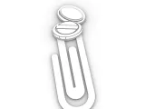 Paperclip Feminine makeup - bookmark-2