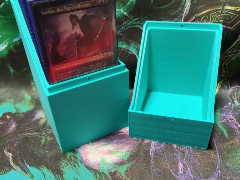 Double sleeve deckbox 100+ cards with dice compartment FREE