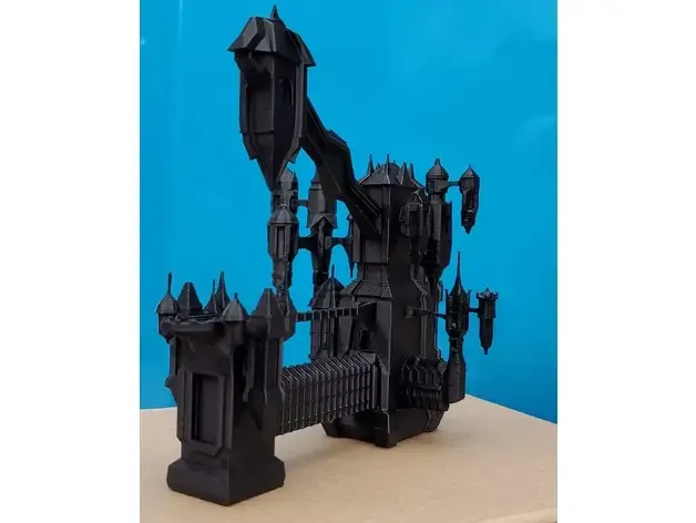 Замок Дракулы low poly