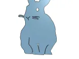 Bunny Keychain flat-0
