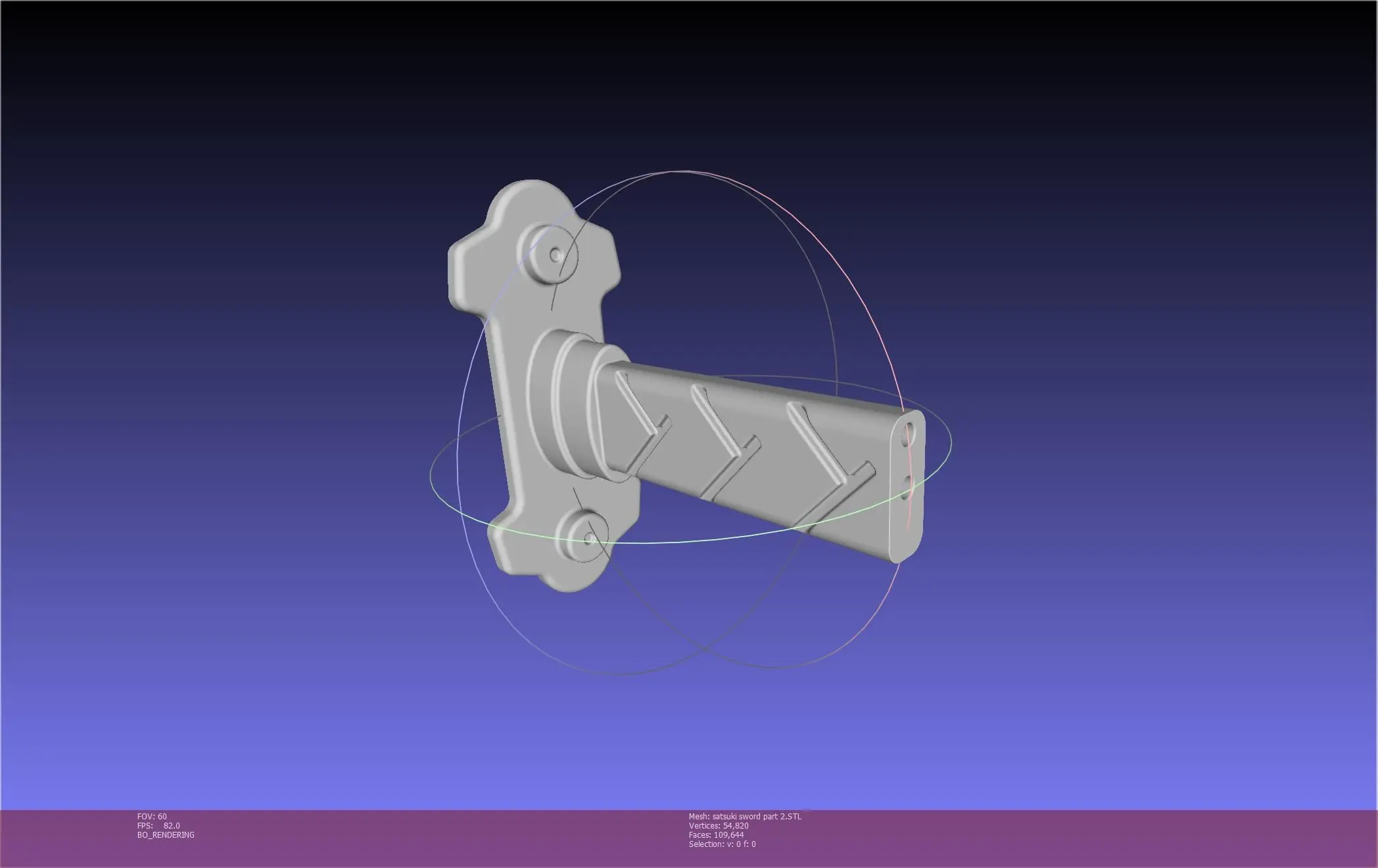 Kill La Kill Satsuki Sword And Sheath Printable Assembly