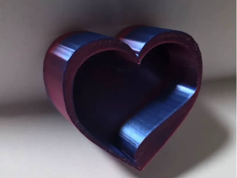 A small heart for a proposal ring