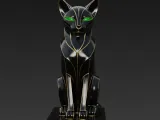 Cat statue-2