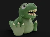 Chibi T Rex (Tyrannosaurus Rex) Piggy Bank-2