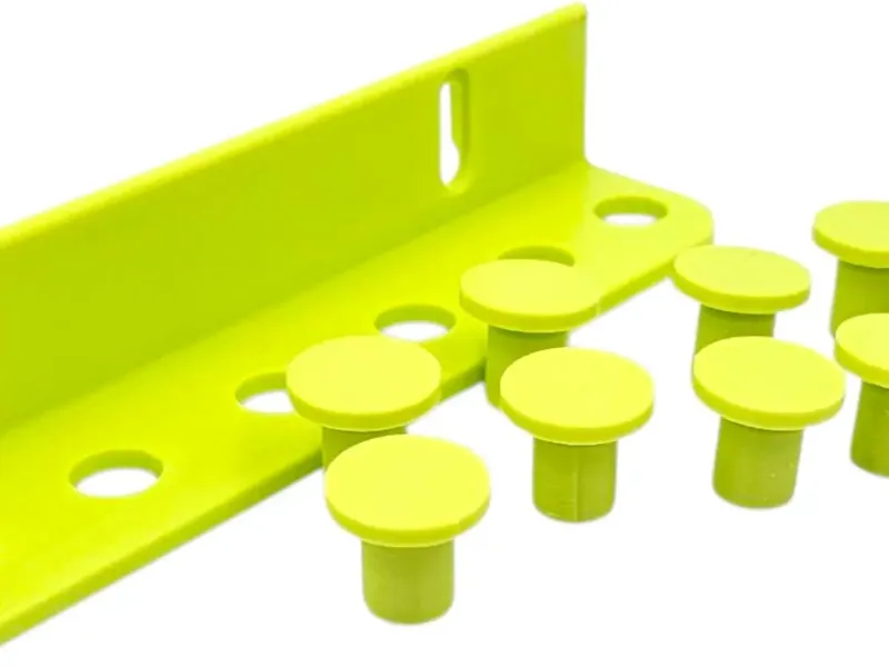 Prateleira para plugs de fragmentos de coral