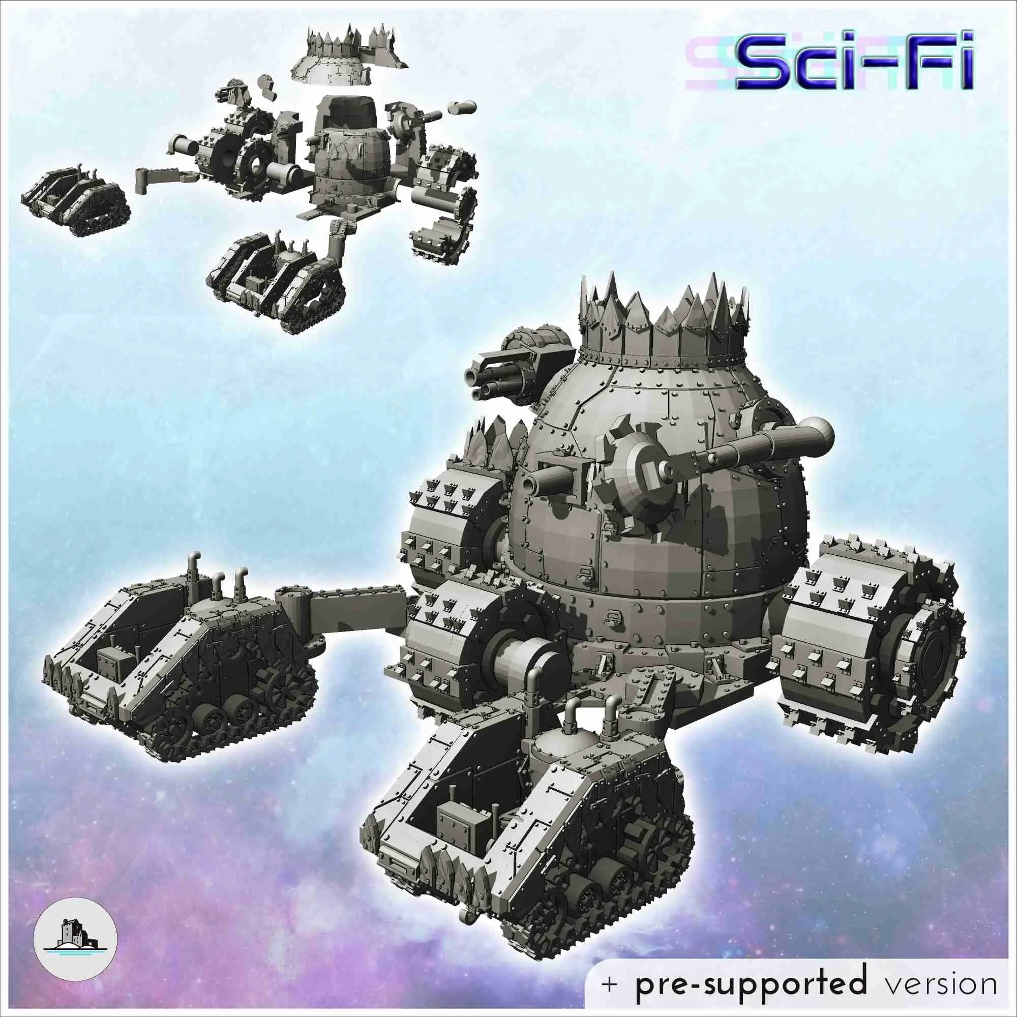 Ork Sci-Fi Fahrzeuge Pack Nr. 1 - Miniaturen Warhammer 40k 40