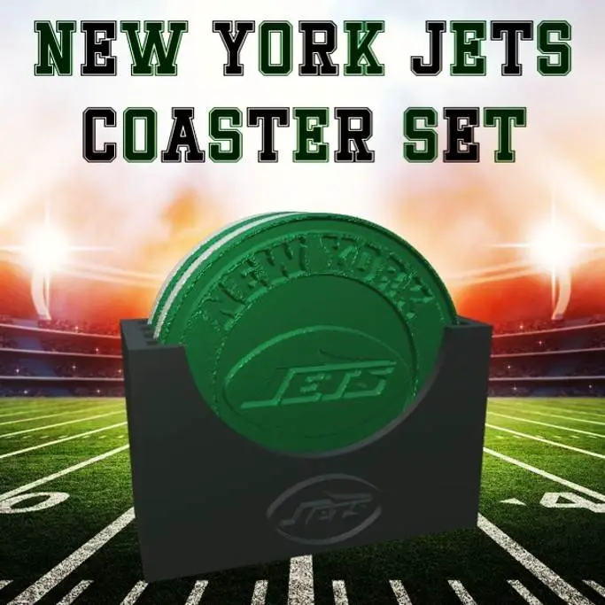 New York Jets Coaster Set (NFL)