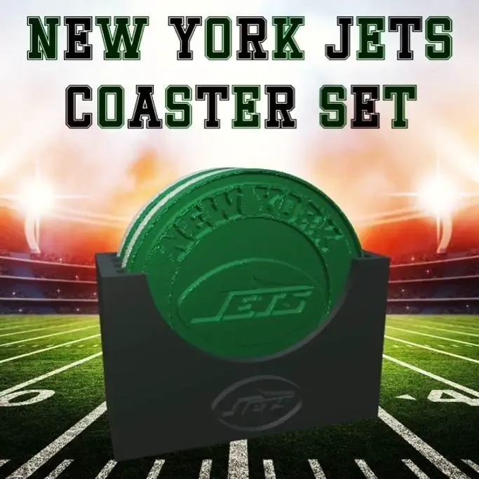 New York Jets Coaster Set (NFL)